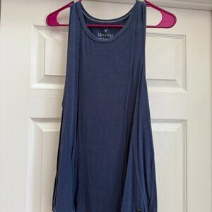 Womens American Eagle Outfitters Navy Blue Soft and Sexy Tank Top Size Medium